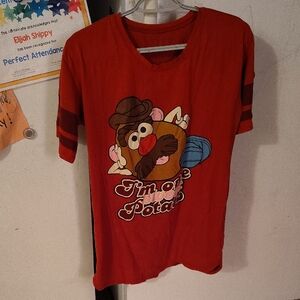 Mr. Potato Head Red Kids T-Shirt Medium